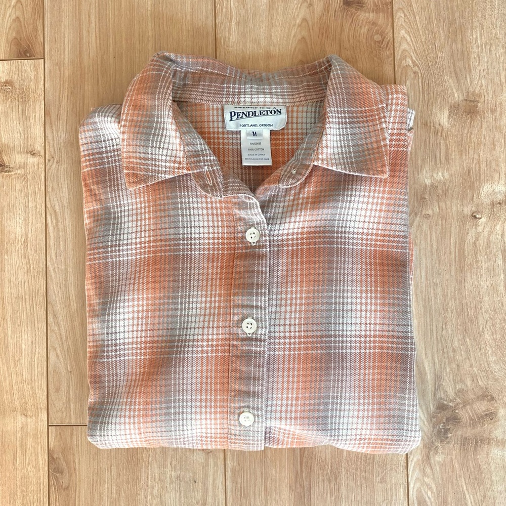 Pendleton Vintage Cotton Plaid Flannel - image 8
